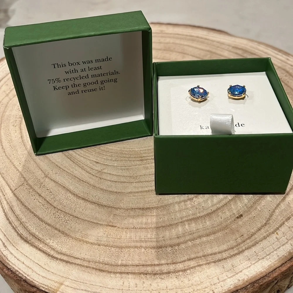 kate spade Boxed Sapphire Bright Ideas Studs/NWT